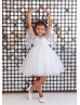 Ivory Lace Tulle Airy Boho Flower Girl Dress Ivory Lace Tulle Airy Boho Flower Girl Dress